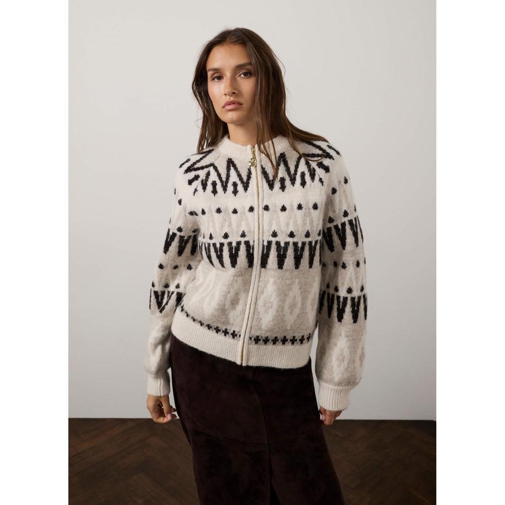 Mint Velvet Fair Isle Knit Cardigan